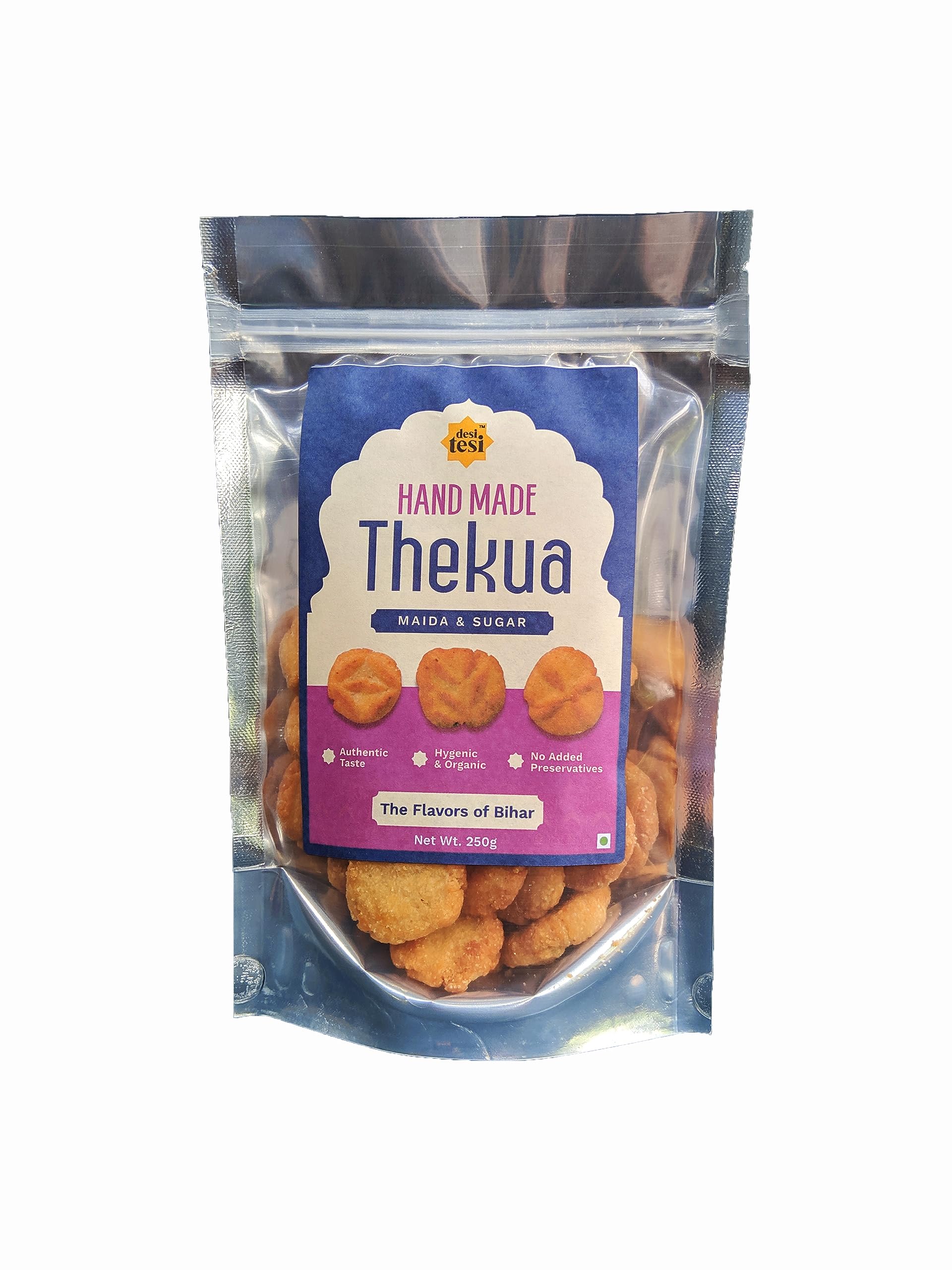 Desi Tesi Thekua: Handcrafted Flavors of Bihar | Maida & Sooji Bliss | Preservative-Free Delight | 250g Pack 1 (B0CD1Y3MFX) Amazon Price History, Amazon Price Tracker