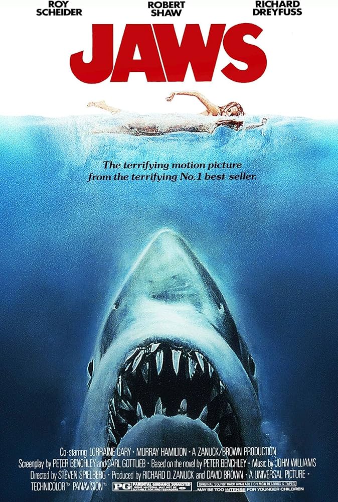 Tallenge - Jaws - Steven Spielberg - Hollywood English Movie Poster - Medium Poster Paper(Paper,18 x 24 ? inches, MultiColour) : Amazon.in: Home & Kitchen
