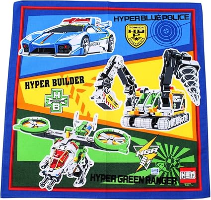 Amazon Co Jp トミカ ハンカチ ハイパーシリーズ アカ 約30 30cm マルチカラー 服 ファッション小物