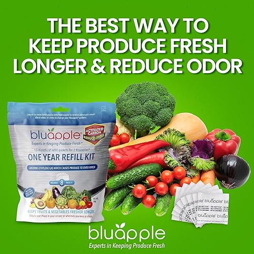 Miniatura 2 de Kit de reposisión para Bluapple, con carbón activado, 1 año de reposición, Blanco, azul