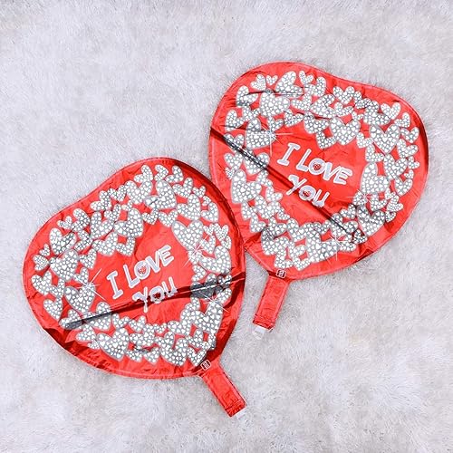 Miniatura 6 de BinaryABC - Globos de San Valentín, diseño de corazón, 10 unidades