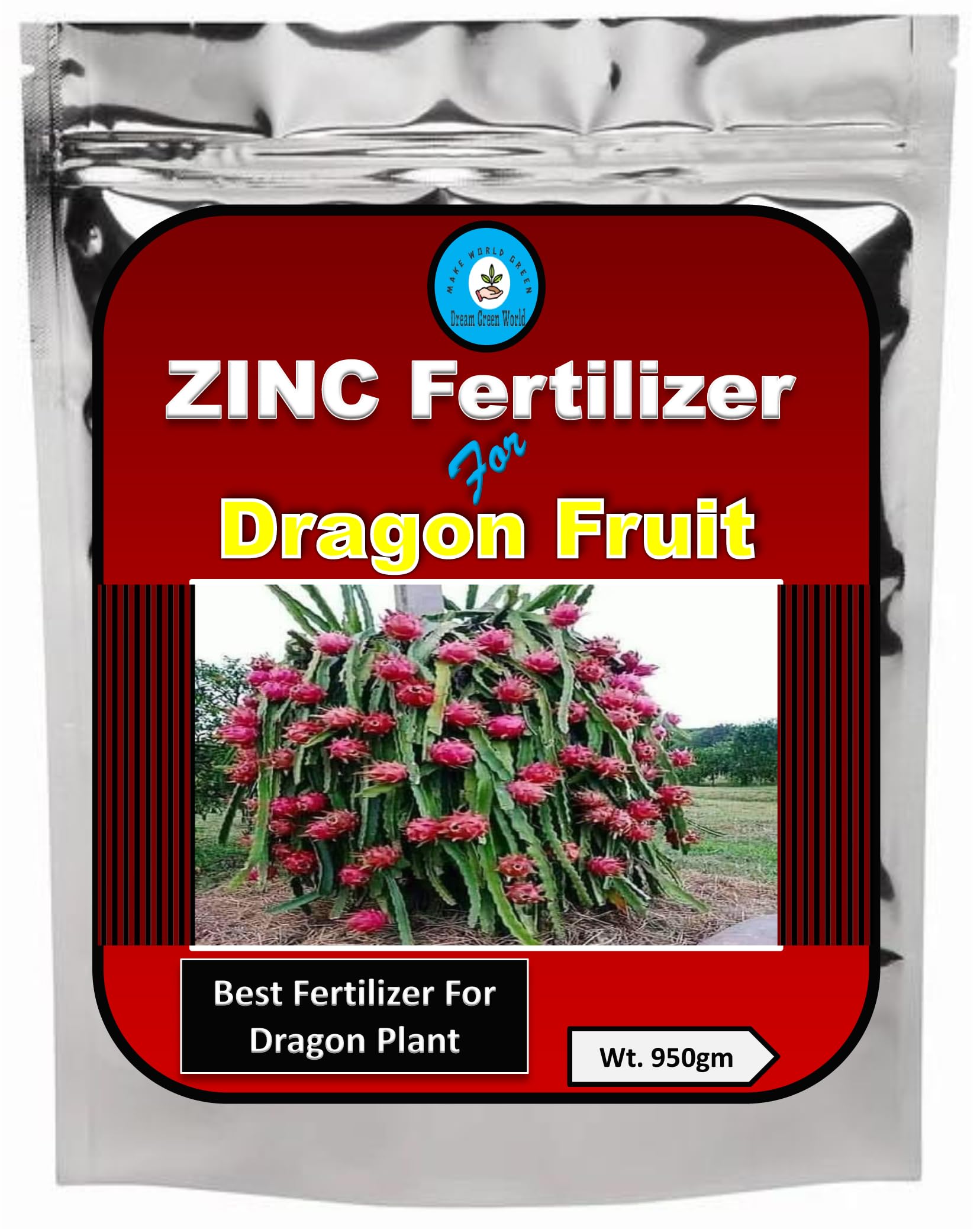 Organic Zinc Fertilizer for Dragon fruit for both growth & fruiting.(950gm) (B0BWSNRZHH) Amazon Price History, Amazon Price Tracker