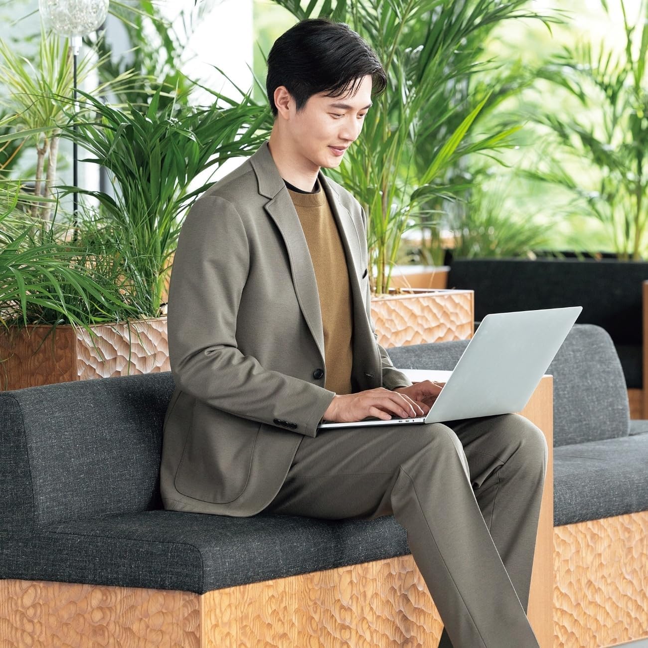 Amazon | [アオキ] パジャマスーツ スラックス セットアップ可 洗える