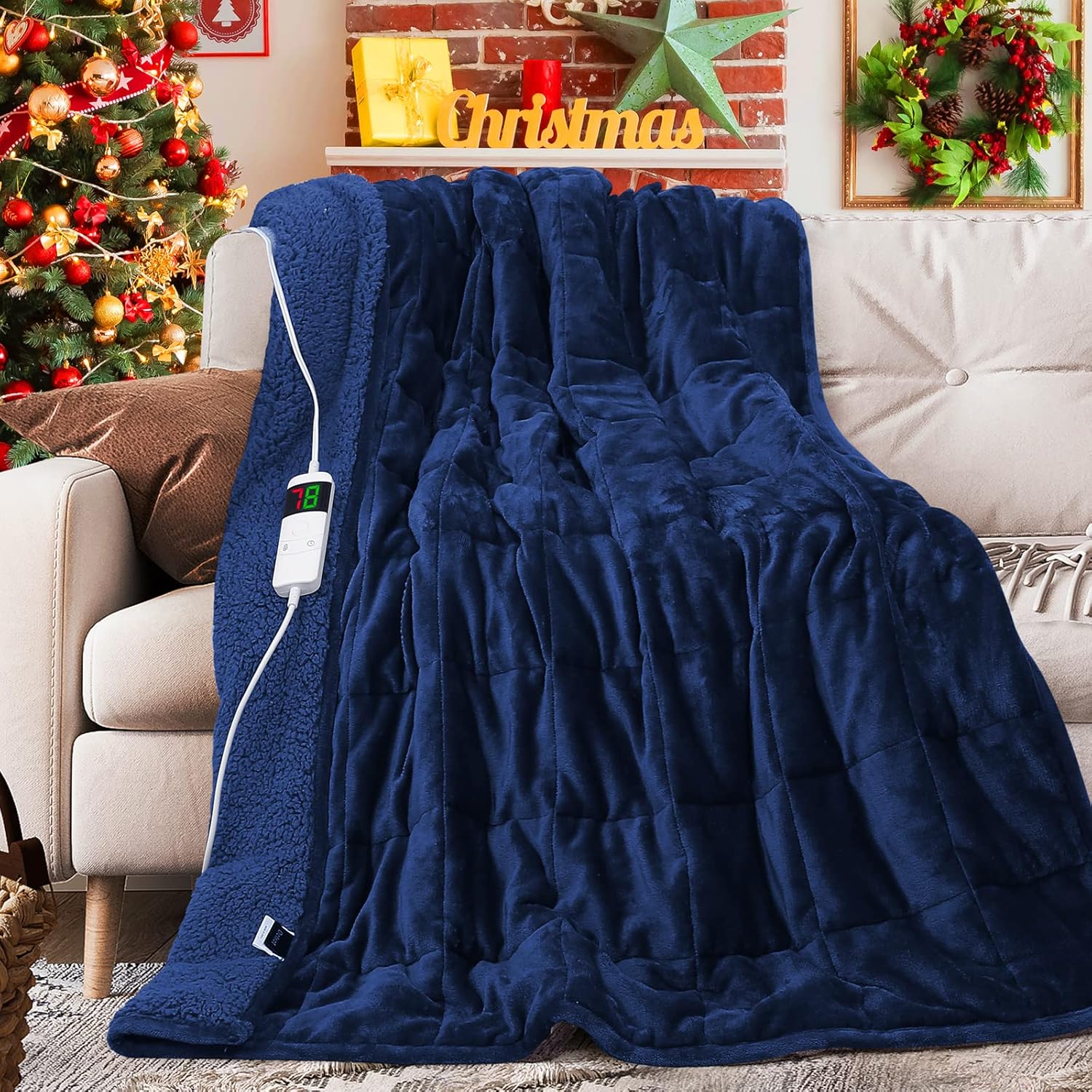 OCTROT Heated Weighted Blanket for Adults, Electric