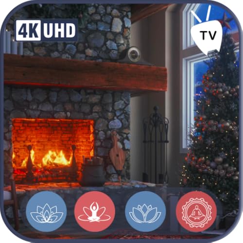 Frosty Logs Harmony Oasis - Queda de neve aconchegante, lareira crepitante e ambiente de vento relax