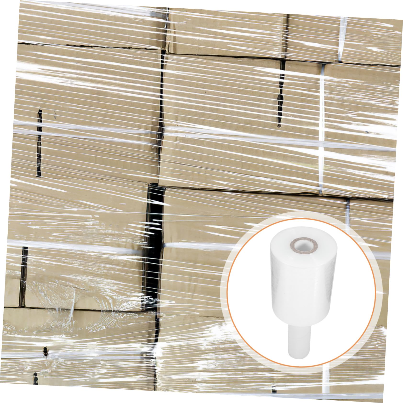 Operitacx Schrumpffolie mit Griff Stretchfolie für Verpackungen Schrumpffolie für Umzüge Umzugsfolie Verpackungsfolie Gepäckfolie Kabelverpackung Industrieverpackung