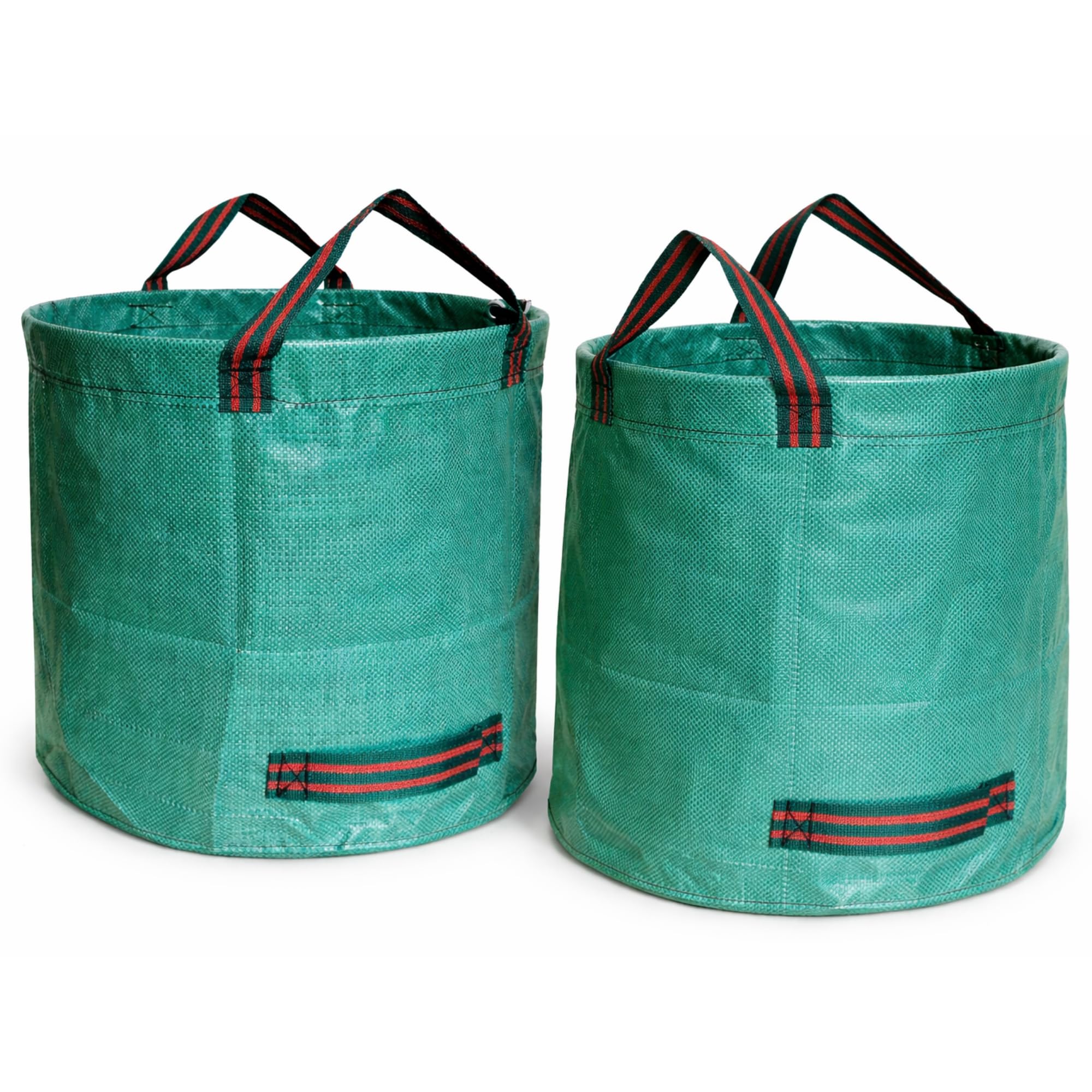 Hntr Green Large Garden Waste Bags With Handles – Pack Of 2 × 500L Reusable Gardening Sacks For Leaves, Grass & Waste | Garden Bags With Handles For Tip Runs & Garden Clear-Ups | Gardening Bag