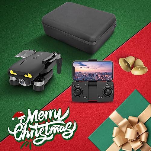 Miniatura 5 de B-Qtech LM12 Drone motor sin escobillas con cámara para niños principiantes, RC plegable FPV WiFi Live Transmission Drone con 2 baterías de