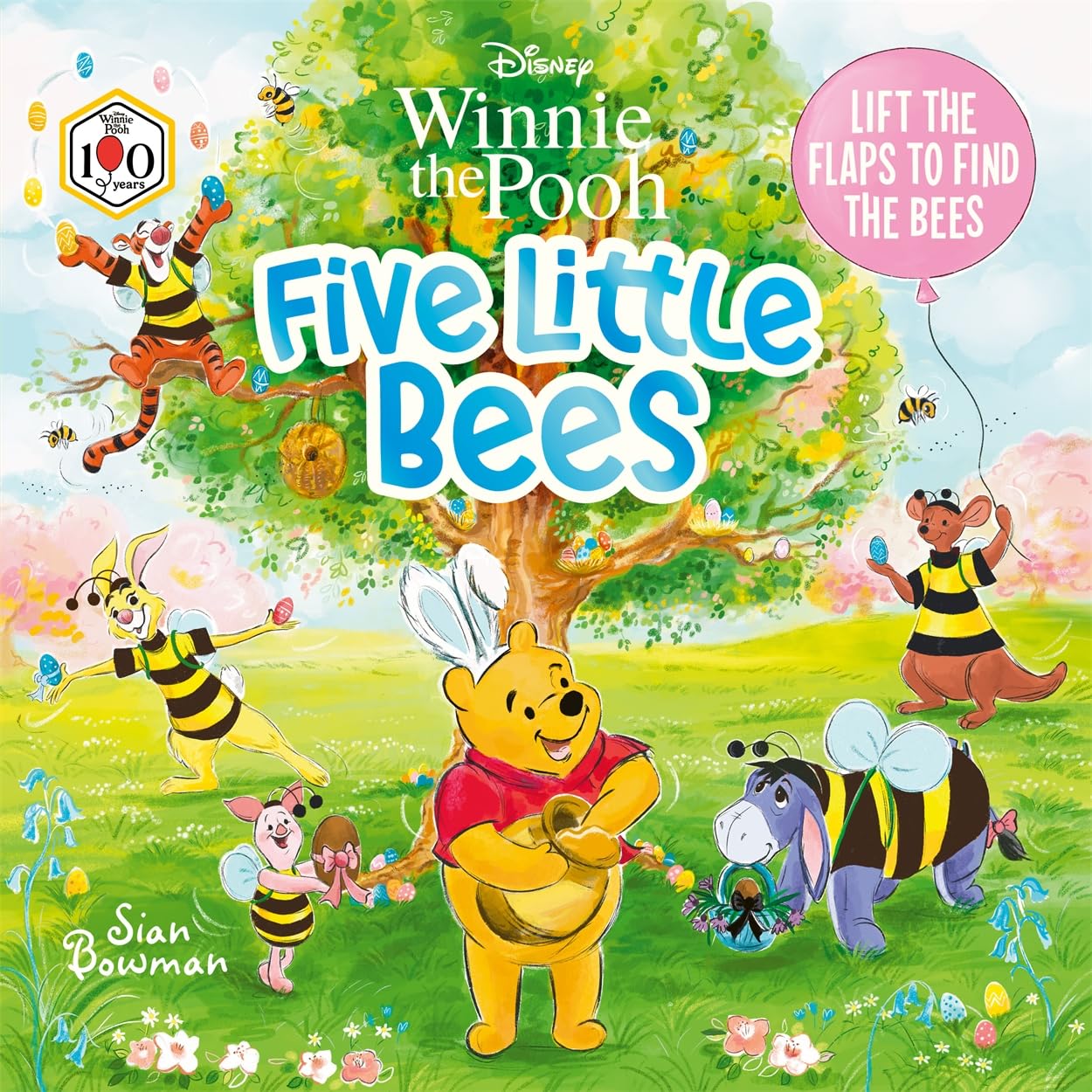 Walt Disney - Winnie the Pooh: Five Little Bees - Childrens Educational Lift-the-Flap Book