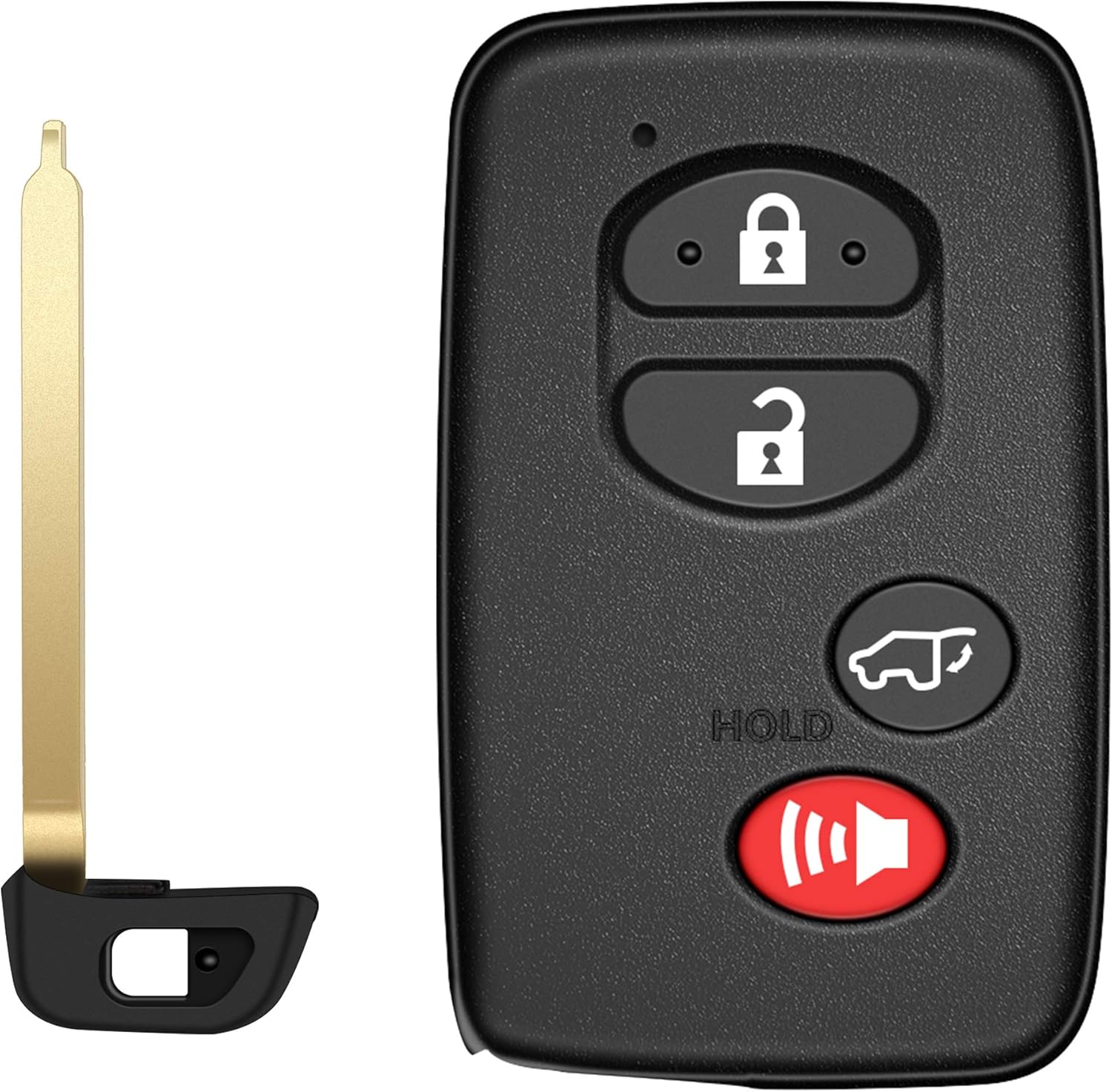 Best Cyber Monday 🔥 KRSCT Key Fob Fits for Toyota Highlander 2008-2013, 4-Buttons Keyless Entry Remote Replacement (FCC ID: HYQ14AAB)
