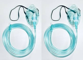 Amazon.co.jp: 酸素マスク チューブ付き（2m） 酸素 水素
