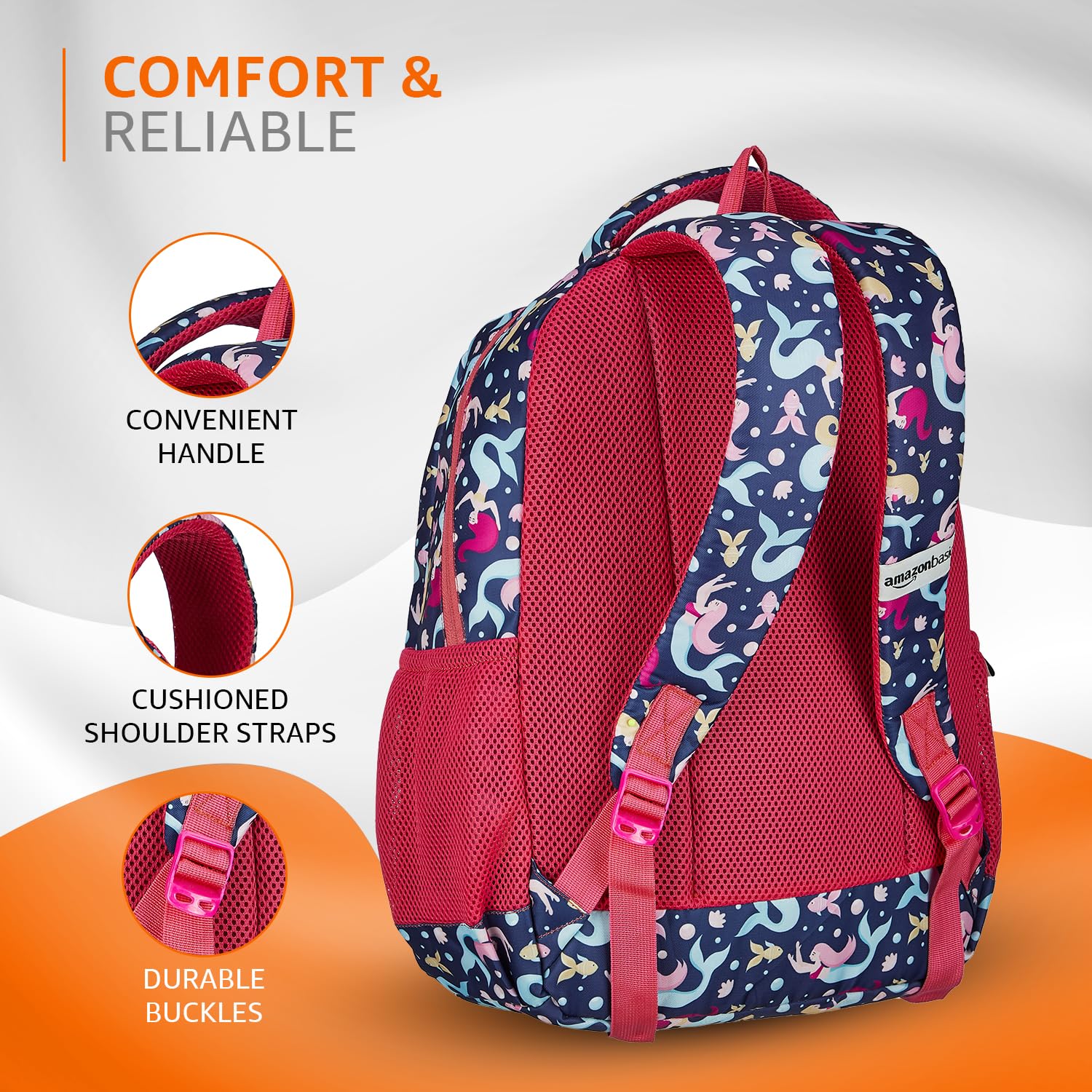Diwali Sale Amazon Basics 26 L School Backpack For Boys &Amp; Girls | 4 Compartments With Durable Zippers And Back Padding | For School, Travel And Outdoors | 32 L X 17 W X 46 H Cm,Multicolor 3 Diwali Sale Amazon Basics 26 L School Backpack For Boys &Amp; Girls | 4 Compartments With Durable Zippers And Back Padding | For School, Travel And Outdoors | 32 L X 17 W X 46 H Cm,Multicolor
