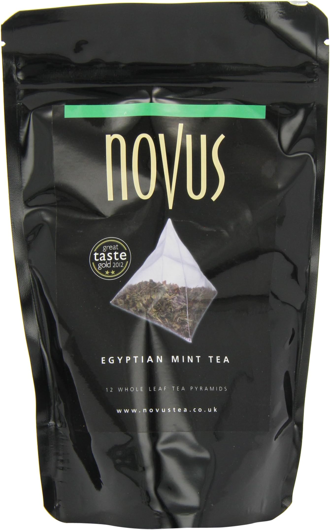 Novus Egyptian Mint Tea Pyramids x 12 (Pack of 3, Total 36 Pyramids)