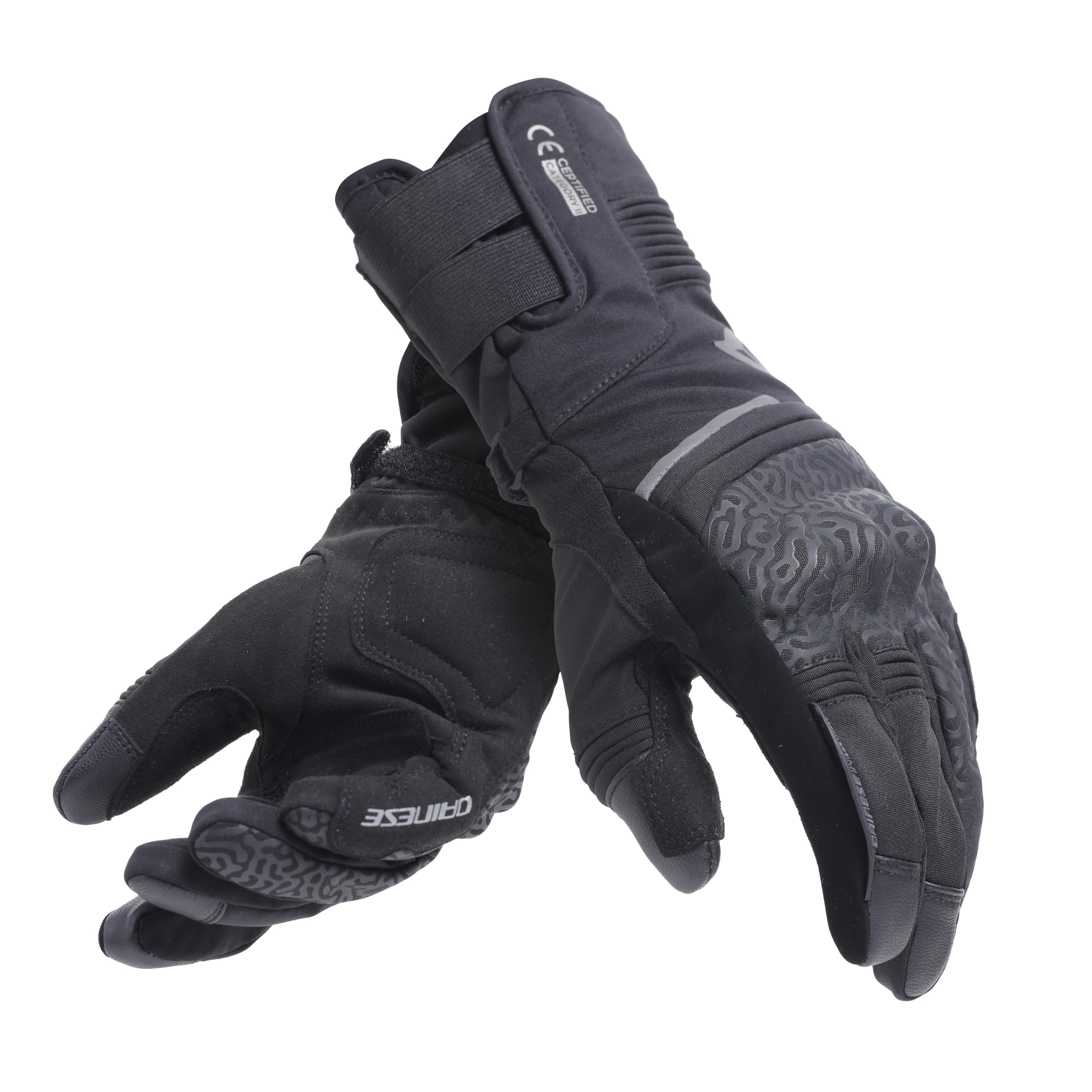 Dainese - Tempest 2 D-Dry® Gloves Wmn, Guantes de Invierno para Moto, Touring, Impermeables, Pantalla Táctil, Mujer, Negro, XL