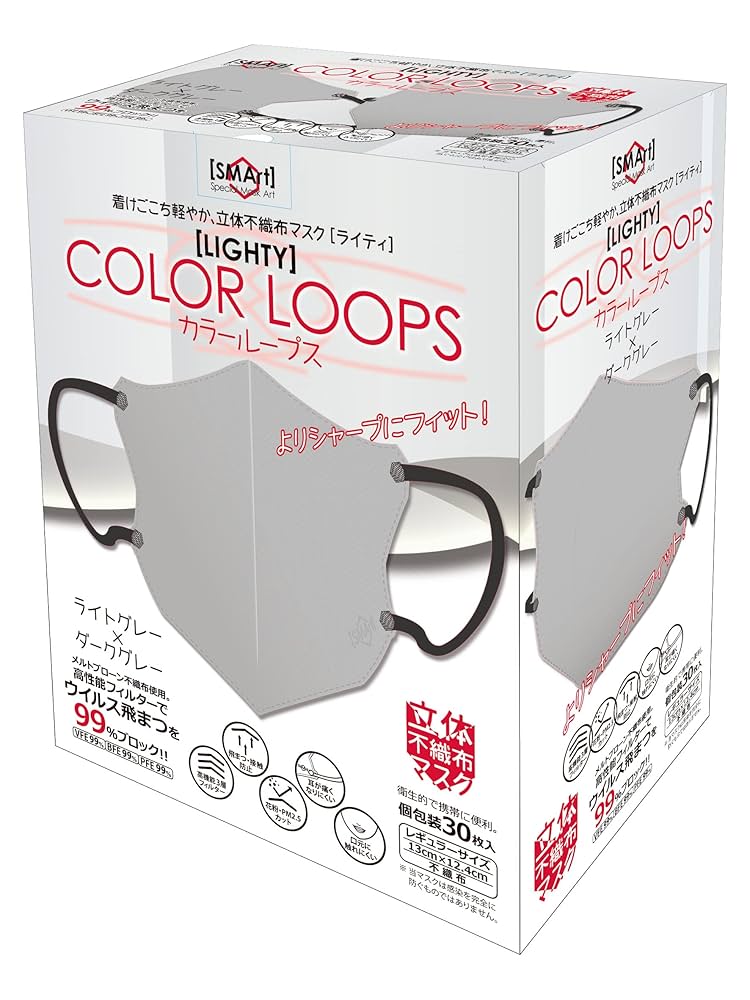 Amazon.co.jp: アドバンス 立体不織布マスク ライティ カラー