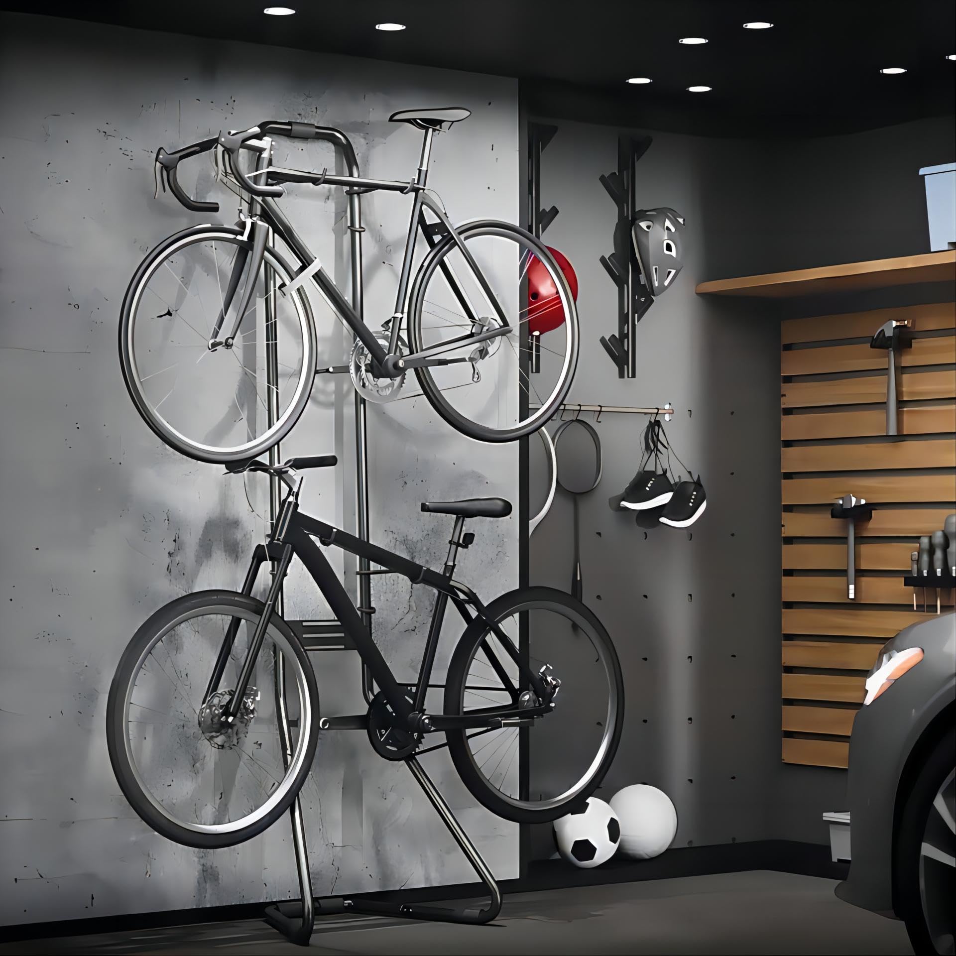 Mimoke Bicycle Repair Mount Wall Workbench Stand Bike Workstand Clamp Height Adjustable Home Maintenance Rack Review - View #5