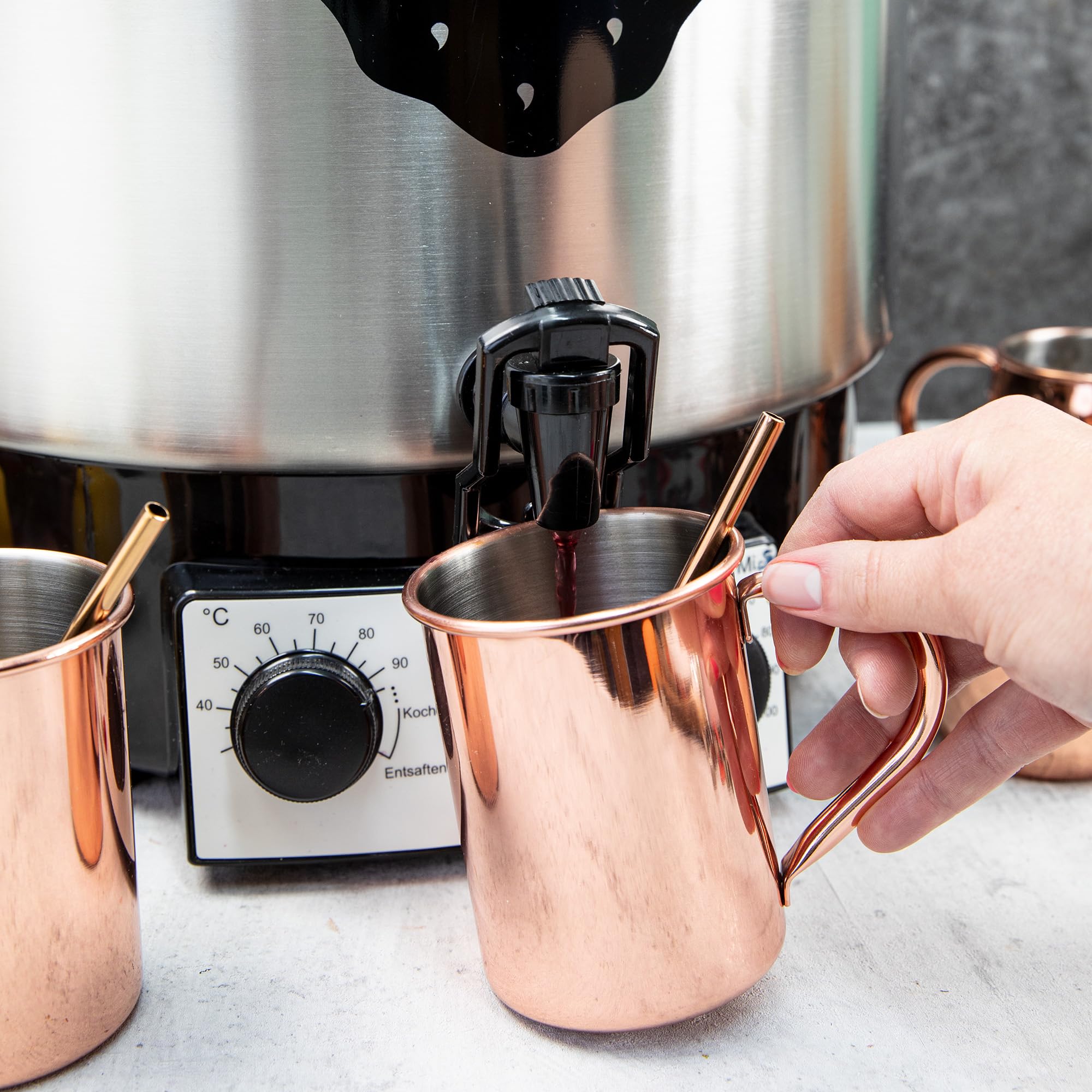 WECK Rubinetto originale Gastro 1/2 pollici per distributori automatici WAT 14A, 15A, 24A, 25A e 34A | Facile svuotamento e riempimento preciso di vin brulè e punch
