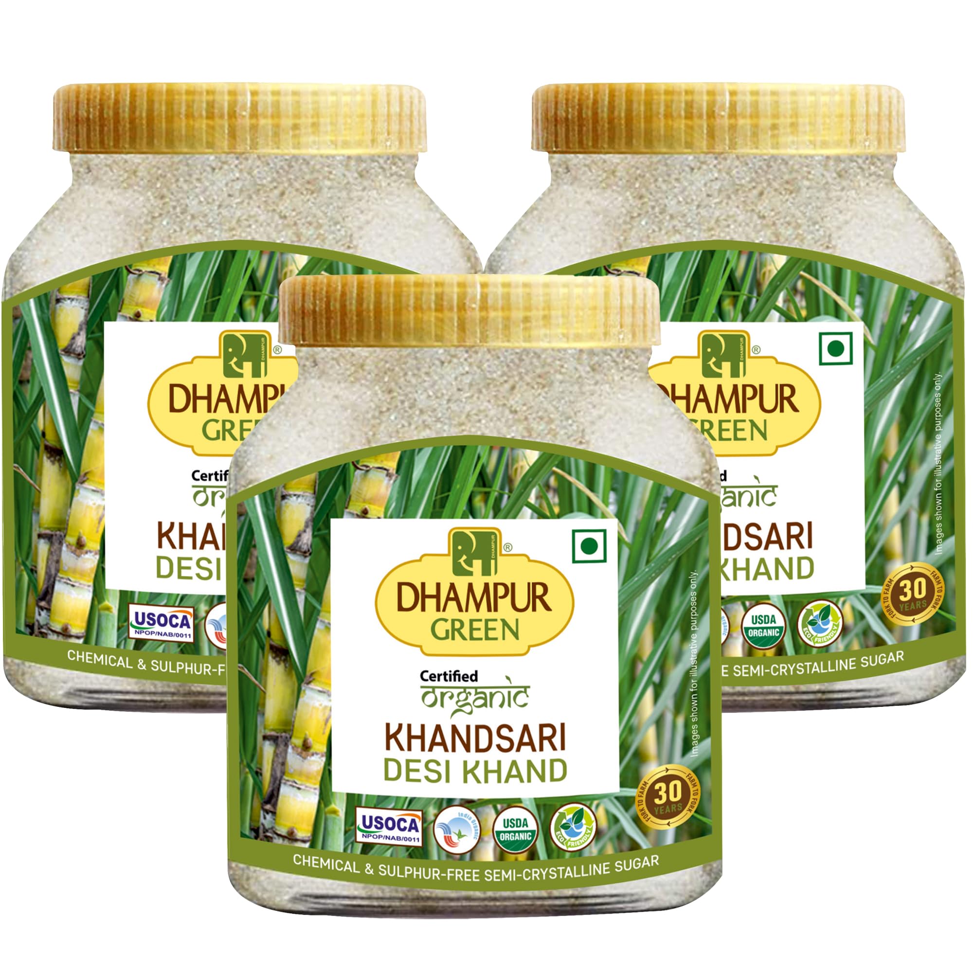Dhampure Speciality Organic Desi Khand Khandsari, 2.4Kg (800G X 3 Units) | Desi Khand | Chemical Free | Sulphurless | Semi Crystal Sugar (B09LHS5F7Q) Amazon Price History, Amazon Price Tracker