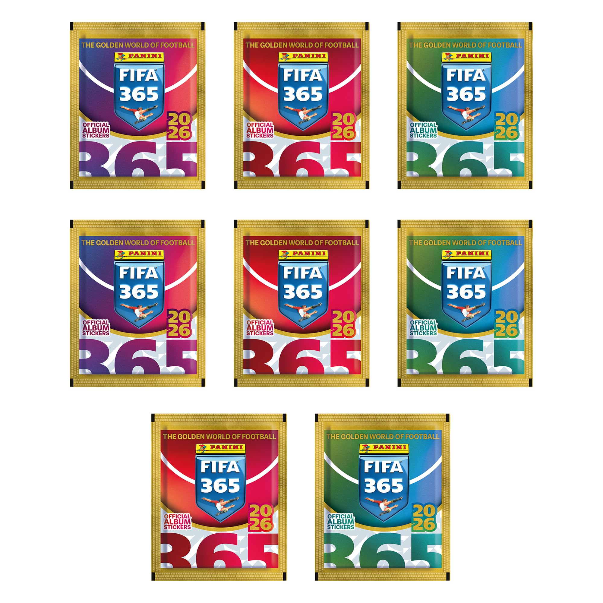 Panini FIFA 365 2026 naklejki blister, 8 sztuk