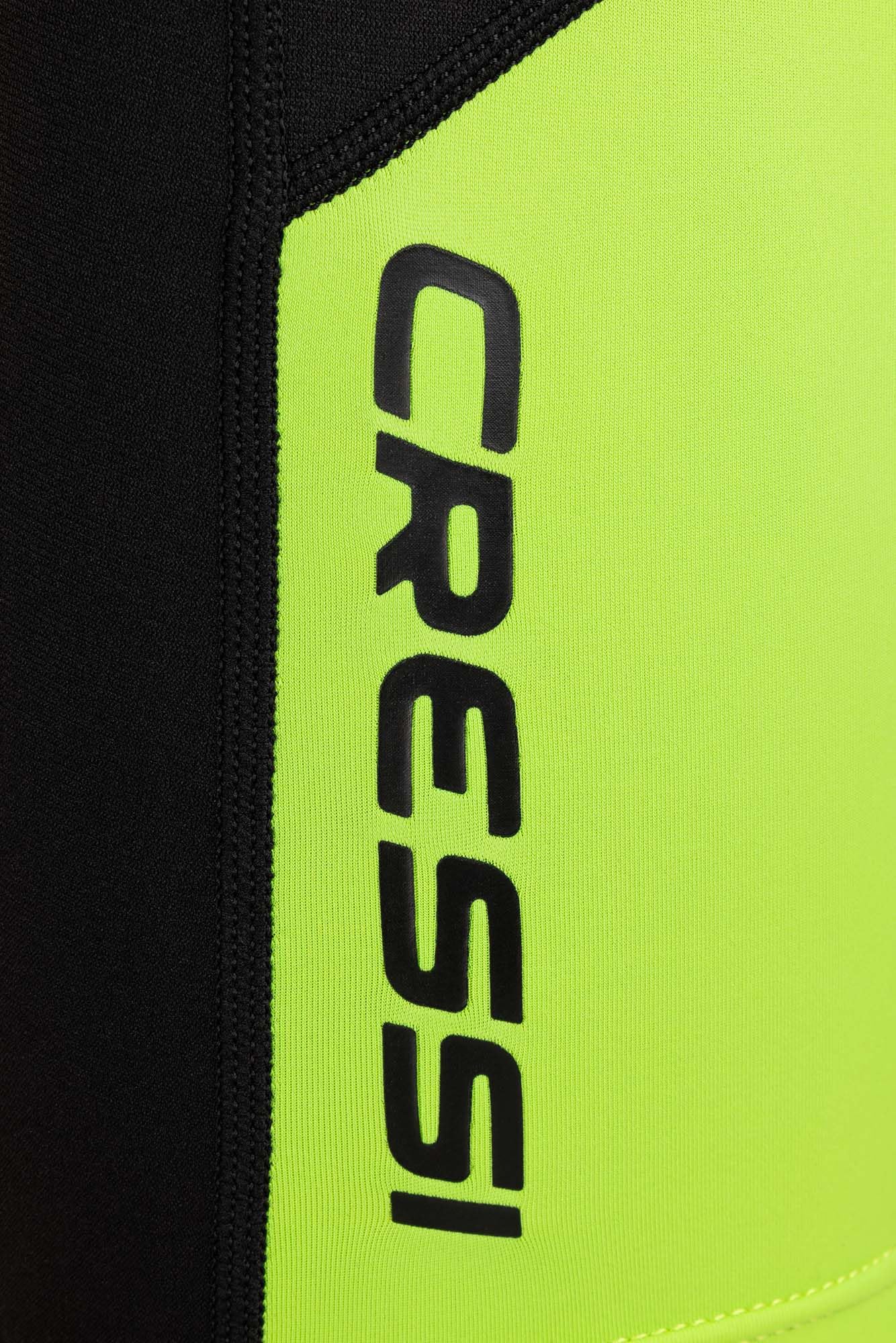 Cressi Unisex-Youth Little Shark Shorty Wetsuit Pianka Z Neoprenu Dla Dzieci,Czarny/Limonka,9/10 Lat,Xdg003306