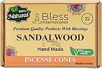 Vista 159 de Bless International Cedro 100% natural - Conos de incienso hechos a mano, sumergidos a mano, orgánicos, sin productos químicos para purificación