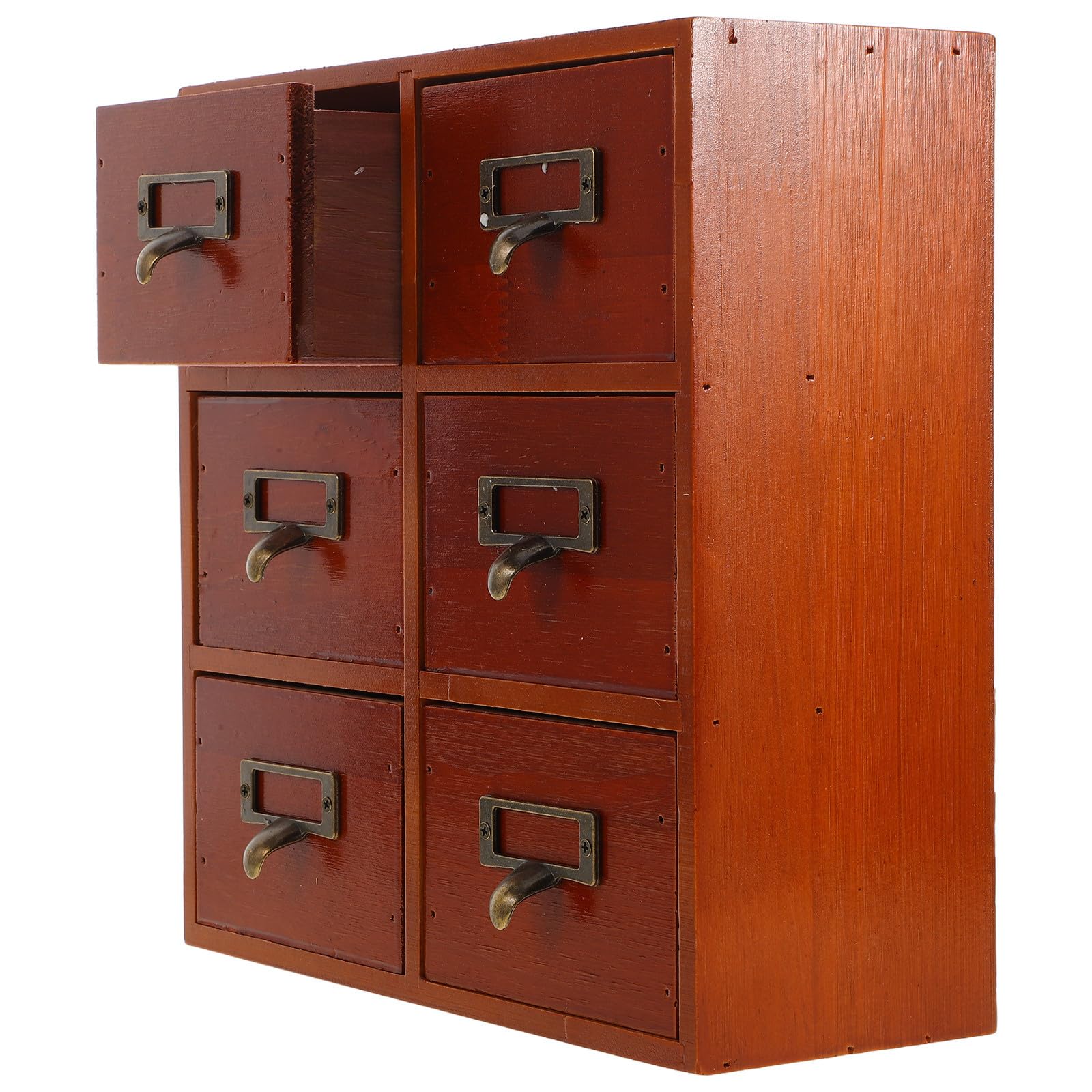 Organizador de Escritorio de Madera de 3 Niveles Apilable