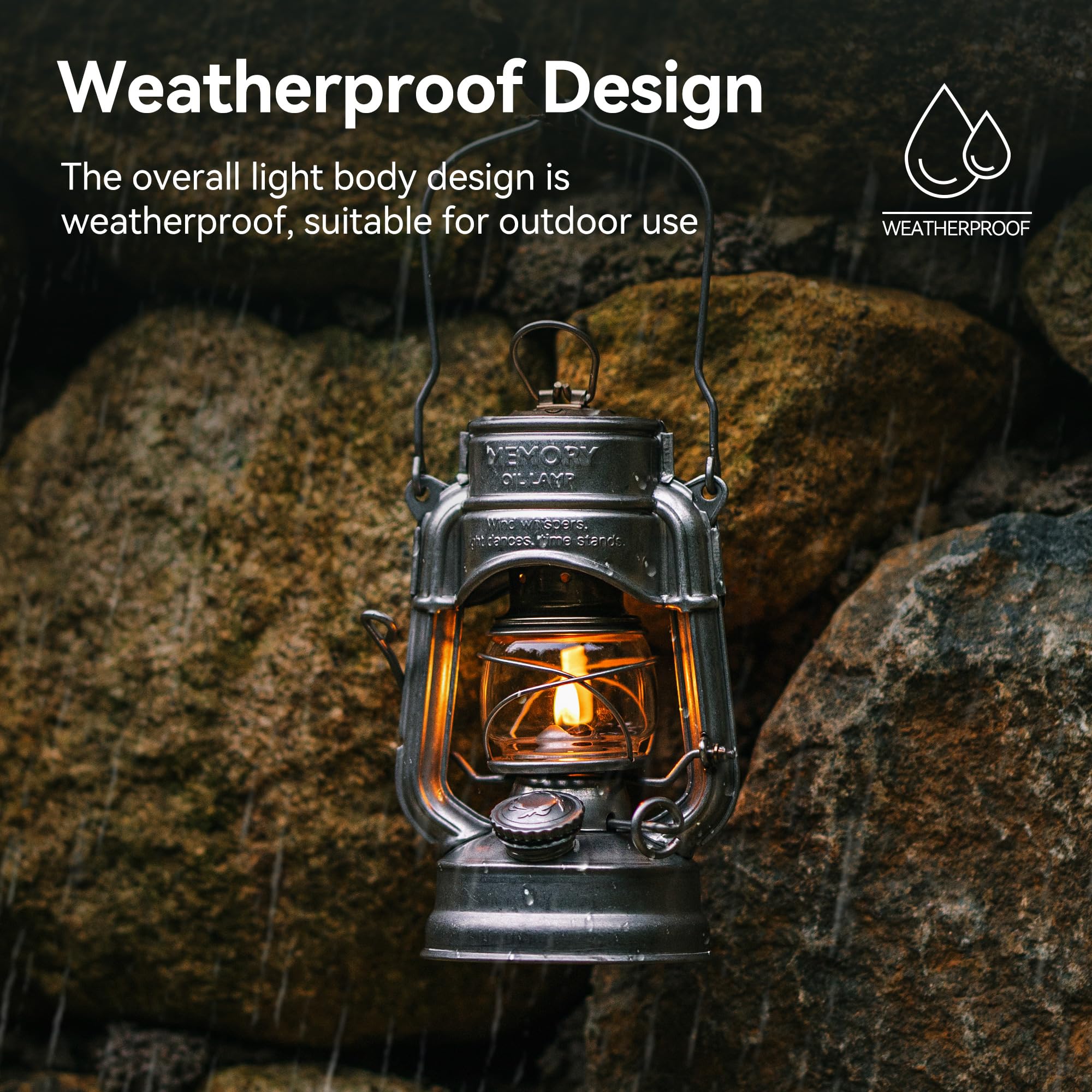 Amazon.com: Thous Winds Vintage Oil Lamp, Waterproof Fuel Lantern
