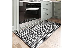 COCOER Kitchen and Laundry Room Rugs Non Slip Washable