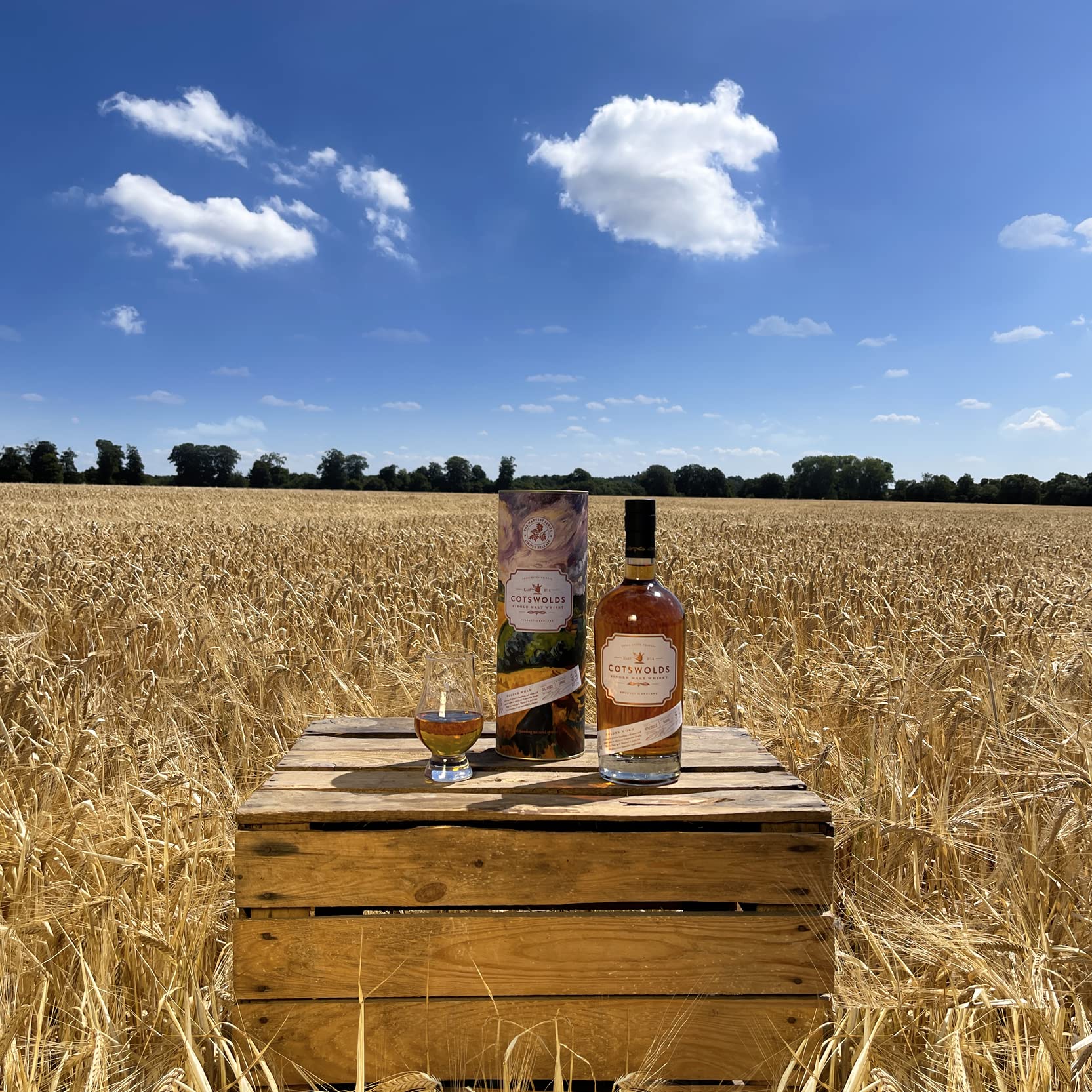 Cotswolds GOLDEN WOLD The Harvest Series Batch 01/2022 52,5% Vol. 0,7l in Giftbox