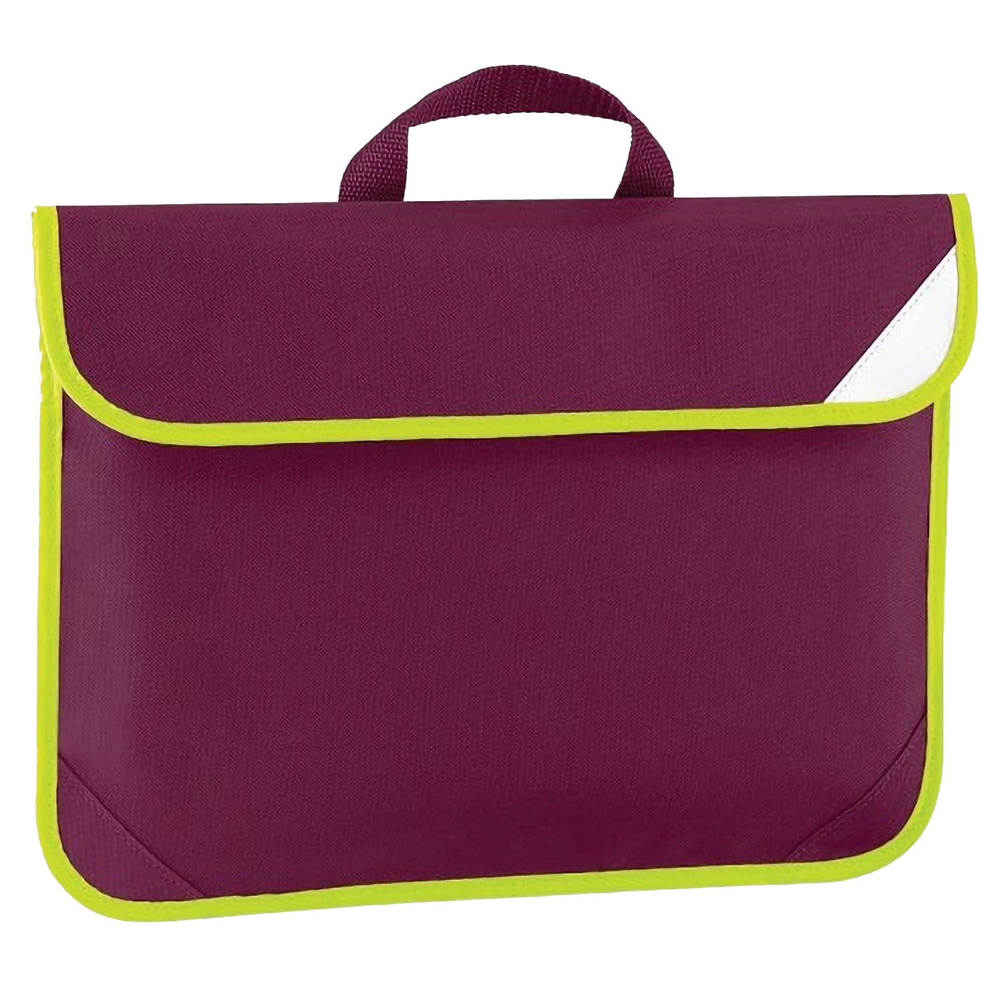 Quadra Enhanced-Viz Book Bag - 4 Litres (One Size) (Burgundy)