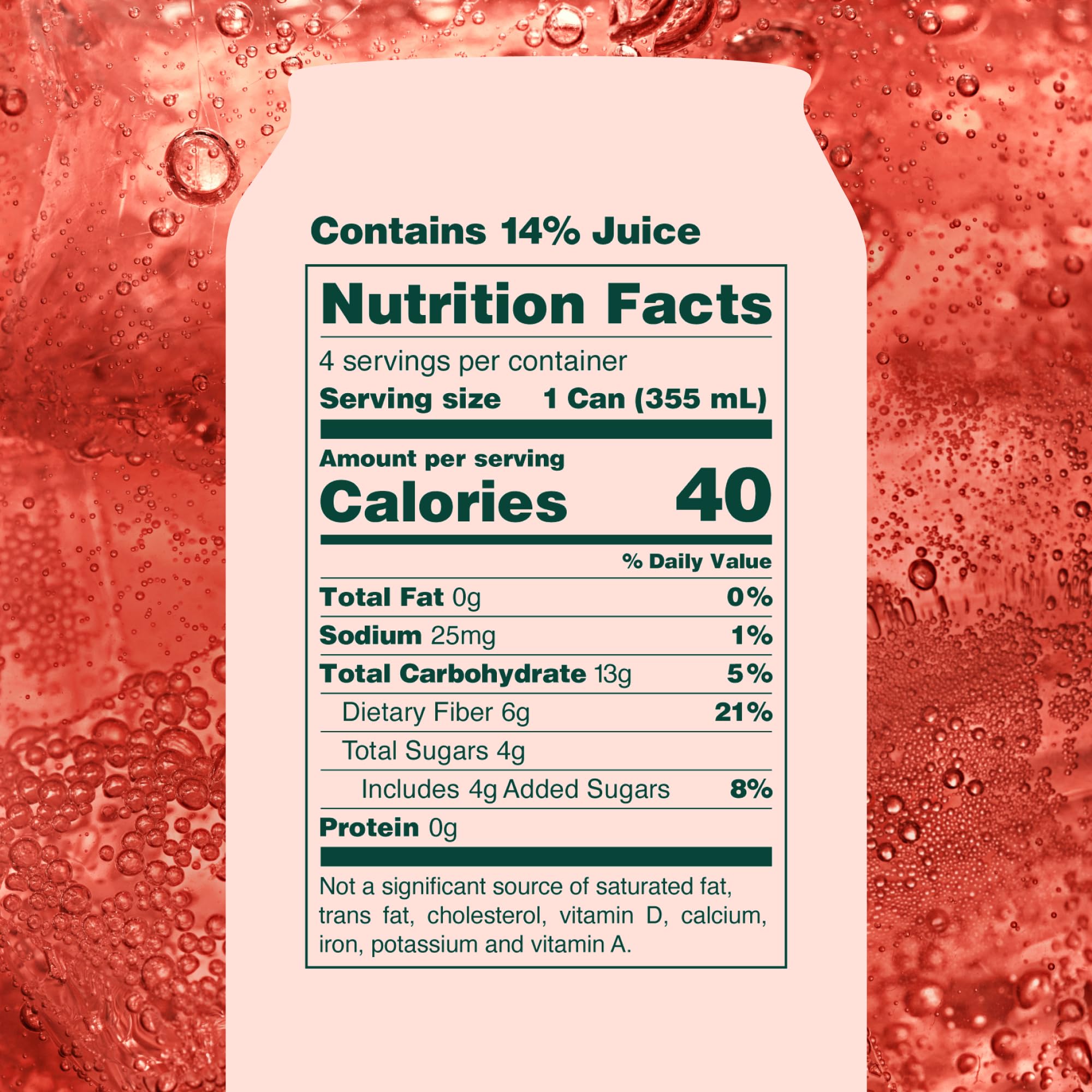 OLIPOP Prebiotic Soda Pop, Strawberry Vanilla, Prebiotics, Botanicals, Plant Fiber, 12 fl oz (4 Cans)