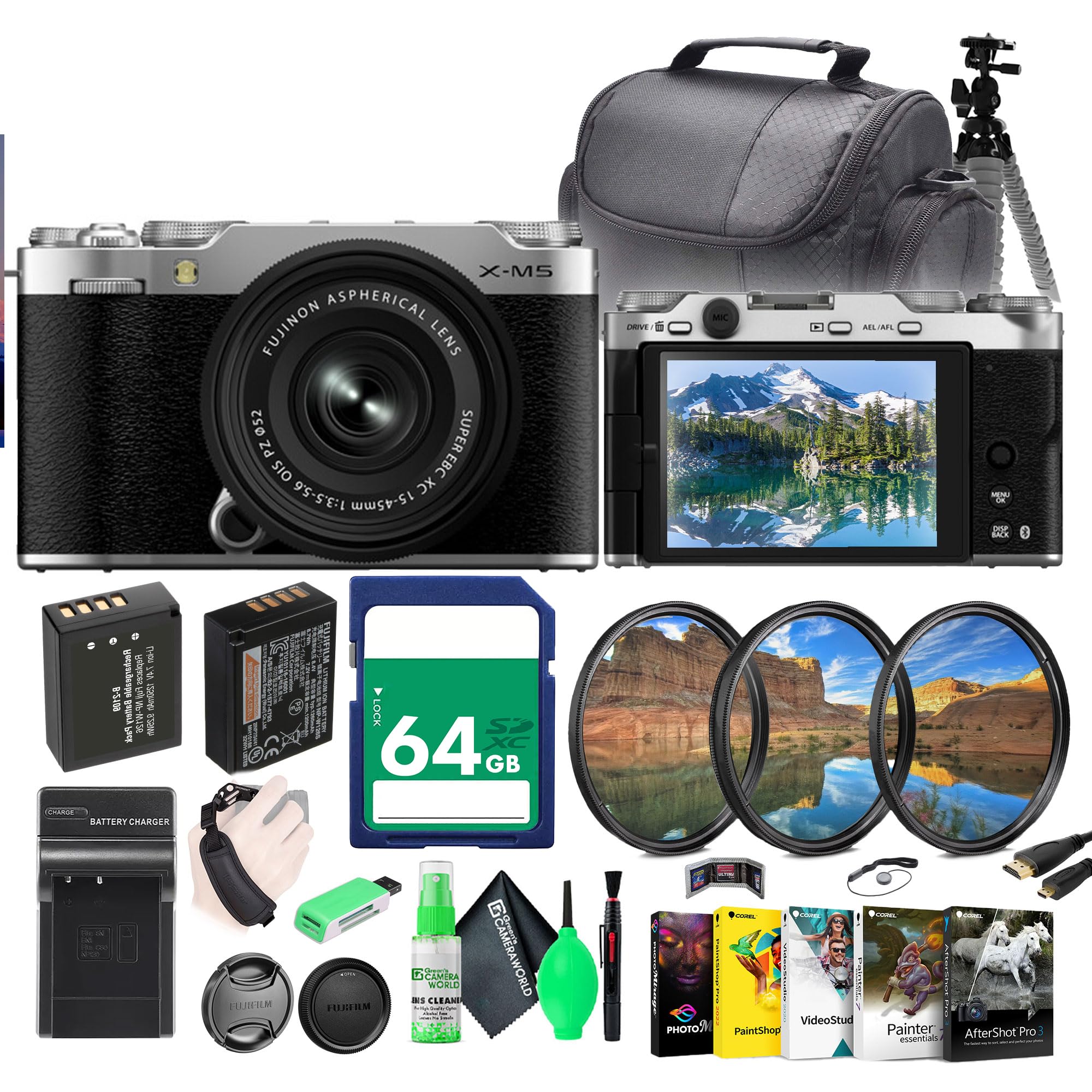 Amazon.com : Fujifilm X-M5 Mirrorless Digital Camera with Fuji XC