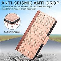 Vista 4 de Funda compatible con Xiaomi Poco X3 GT, tarjetero, compatible con Redmi Note 10 Pro (China) 5G de piel sintética con cierre magnético, color rosa