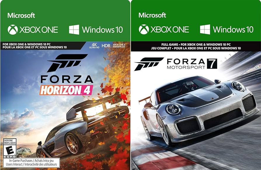 Forza Horizon 4 & Forza Motorsport 7 - Xbox One Full Game