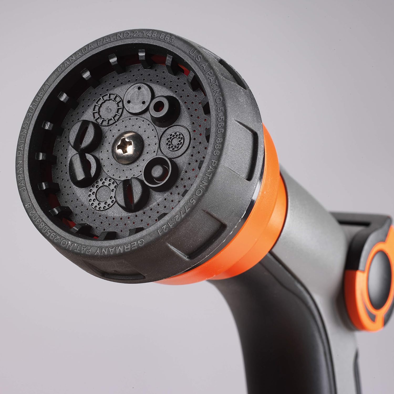 GARDENA 35121TC Metal Thumb Control 7 In 1 Spray Nozzle