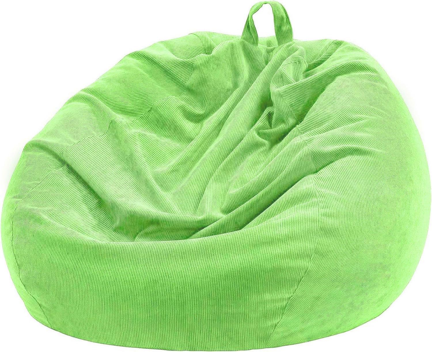 Nobildonna 3 ft Bean Bag Chair Cover (No Filler) for Adults and Kids 300L Extra Large Stuffed Animal Storage Bean Bag Washable Soft Premium Corduroy Stuffable Bean Bag Cover