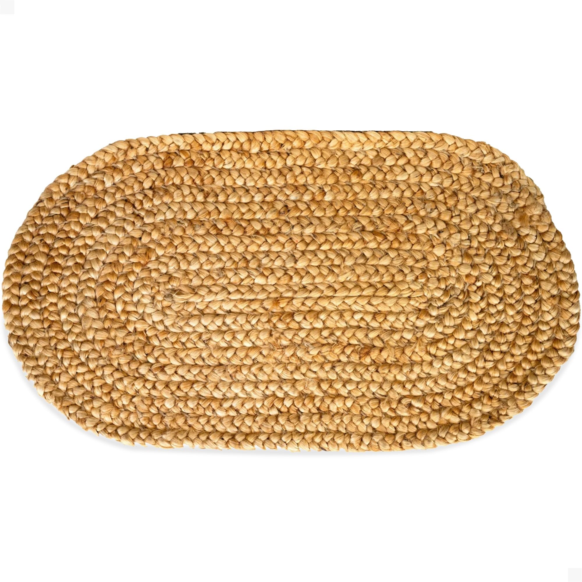 Door Mat – Coir Doormat for Outdoor Entrance, Durable Welcome Mat, Perfect for Front Door and Entryway - Outdoor/Indoor - Rope - Oval - 17" x 30"