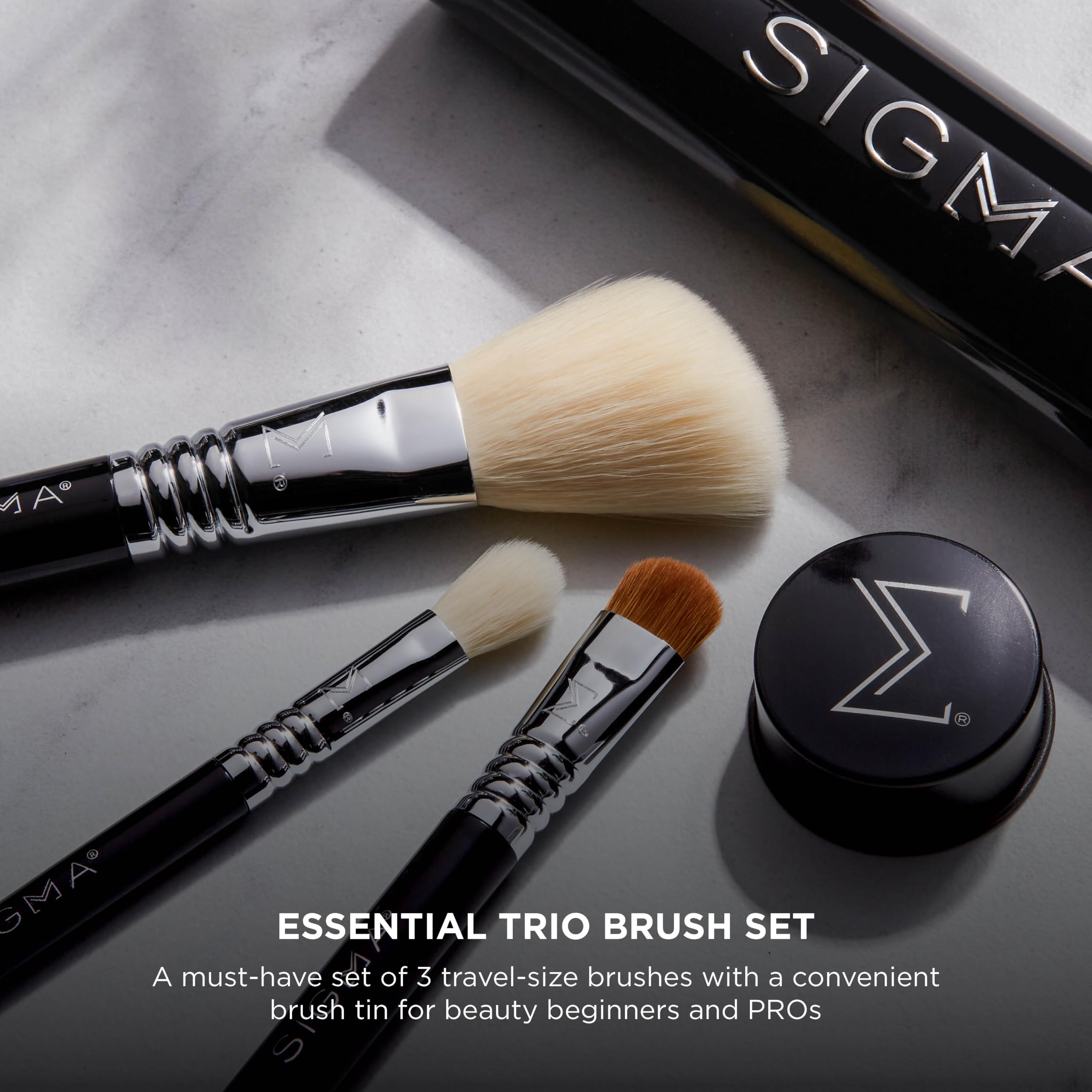 Amazon.co.jp: Sigma Beauty Travel Essential Trio Makeup Brush Set