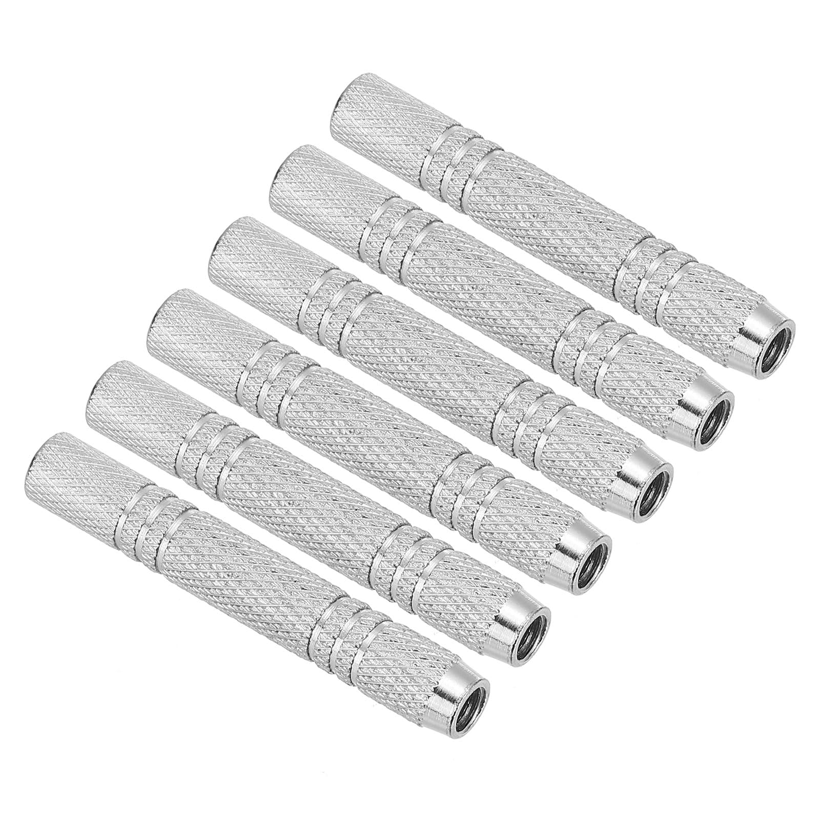PATIKIL 12 Grams Dart Replacements Barrel, 6Pcs Metal Dart Replace Barrel Accessories for Soft and Steel Dart Tips Silver Tone