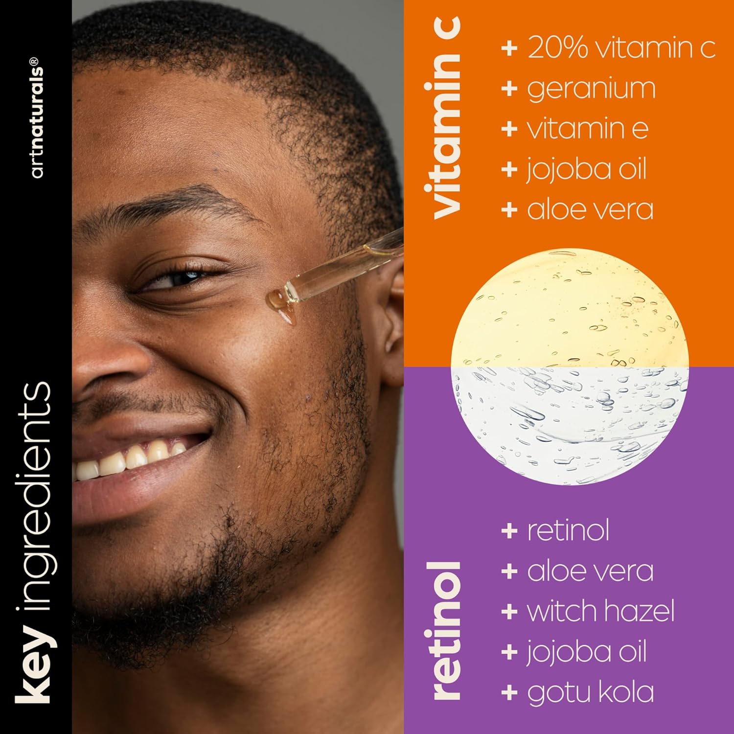 Vitamin C Serum Skin Care 2-Piece Set: Includes Retinol – Anti-Aging, Skin Brightening, Hydrating, Wrinkle Reduction, Dark Spot Corrector (1 Fl Oz (Pack of 2)) - Image 4