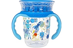 Nuby 360 Edge 2 Stage Drinking Rim Cup: The Best Trainer Cup for Toddlers