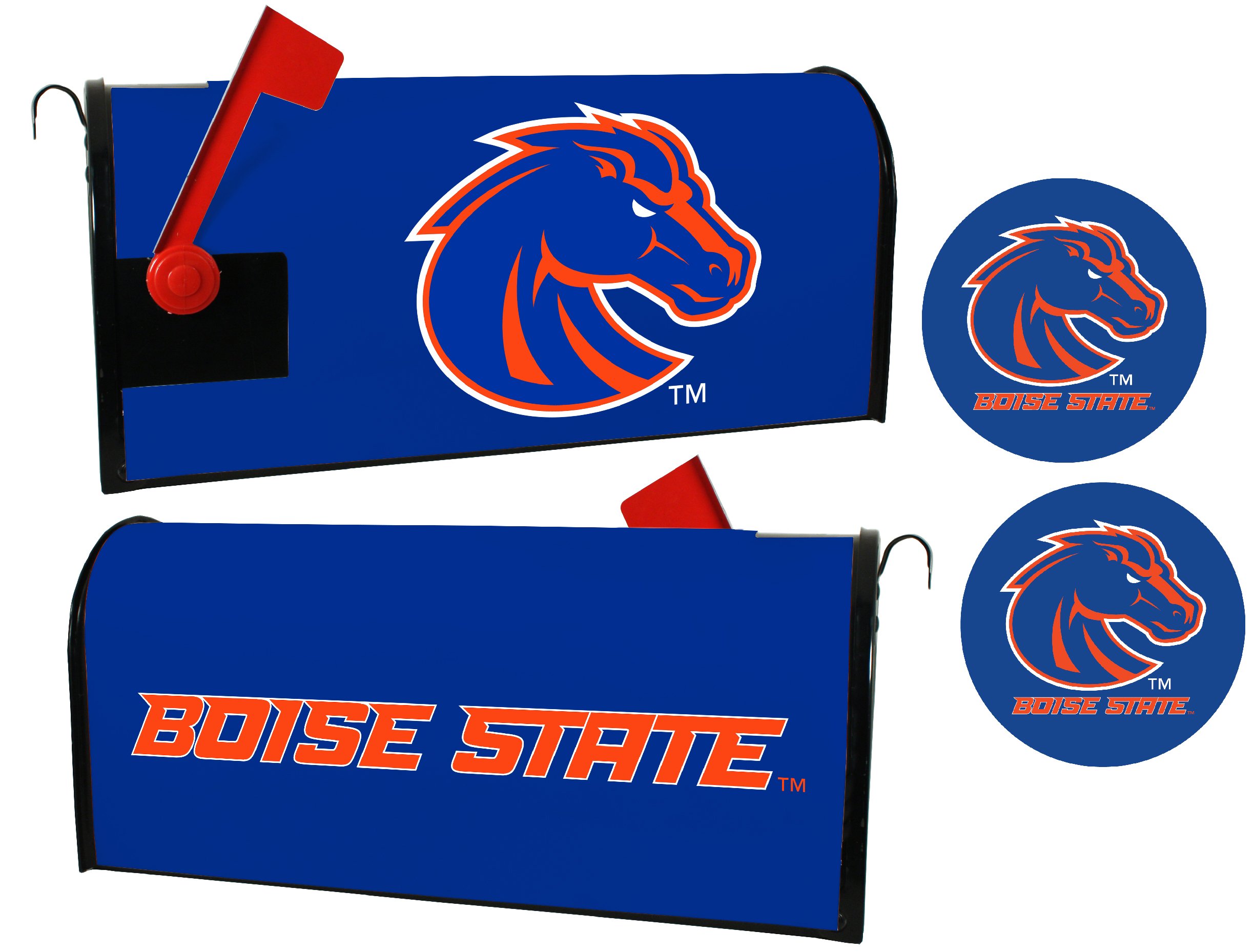 Boise State Broncos Magnetic Mailbox Cover & Sticker Set