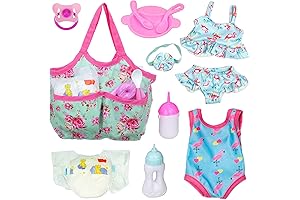 8 Pcs Baby Alive Diaper Bag Set