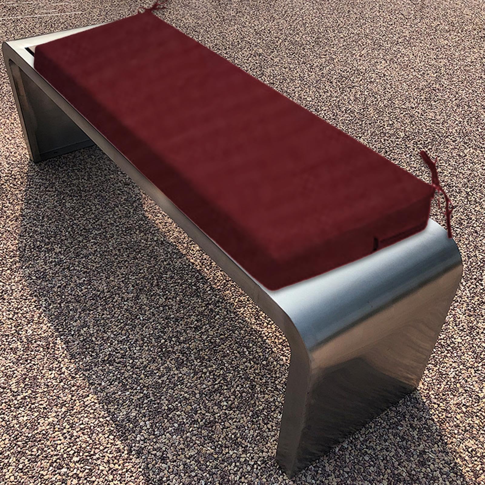 (solo cuscino per seduta) Cuscino impermeabile per dondolo da patio, resistente allo sbiadimento, antiscivolo, morbido cuscino di ricambio per panca, divano, veranda, comfort esterno