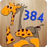 384 Puzzles für Kinder - Lernspiel für Kleinkinder mit ersten Wörtern & Aussprache