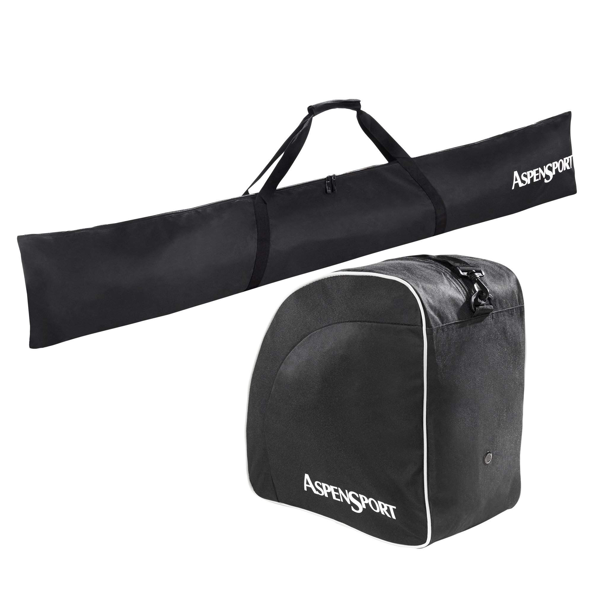 Skitaschen Set, Zaino Unisex-Adulto, Nero, 43 x 27 x 5 cm, 50 Liter