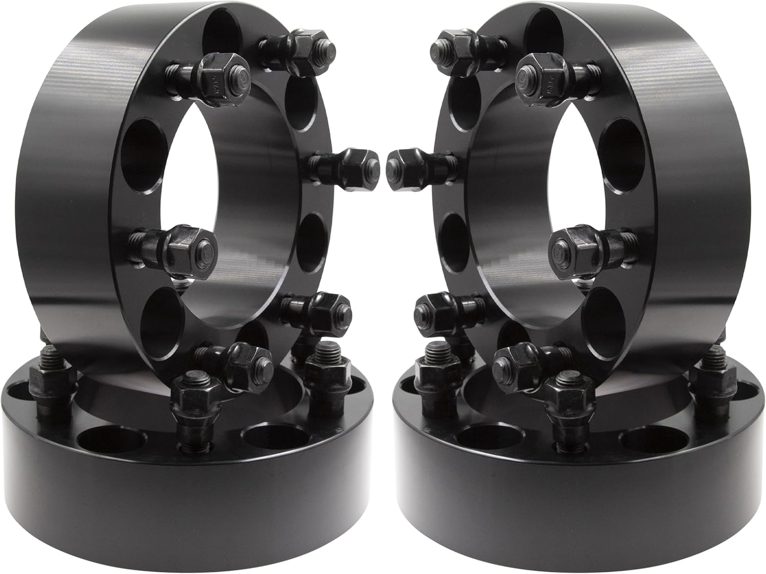 Wheel Accessories Parts 4 adaptadores espaciadores de rueda de 6 x 5.50 6 en 5.500 in 2.00 pulgadas de grosor 0.551 in 1.50 14x150 rosca 4.252 in