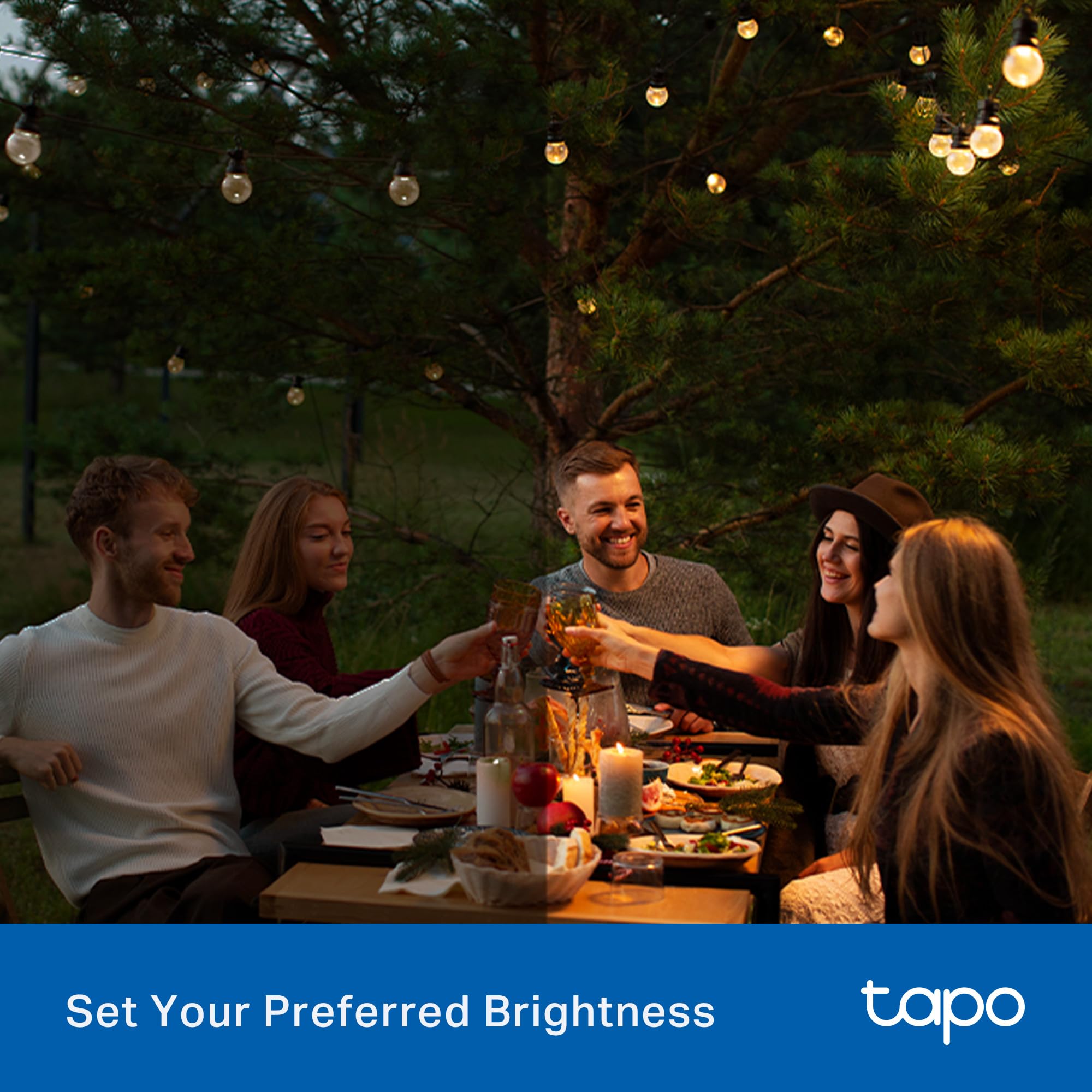 Tapo Outdoor Smart Dimmer Plug for Outdoor Lights Matter App Control IP65 Weather Resistant Works with Siri Alexa — view 3