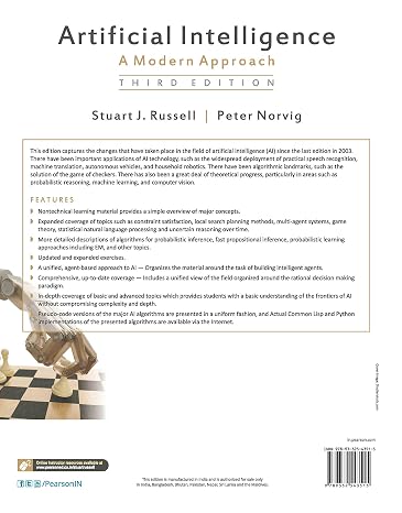 Artificial Intelligence: A Modern Approach