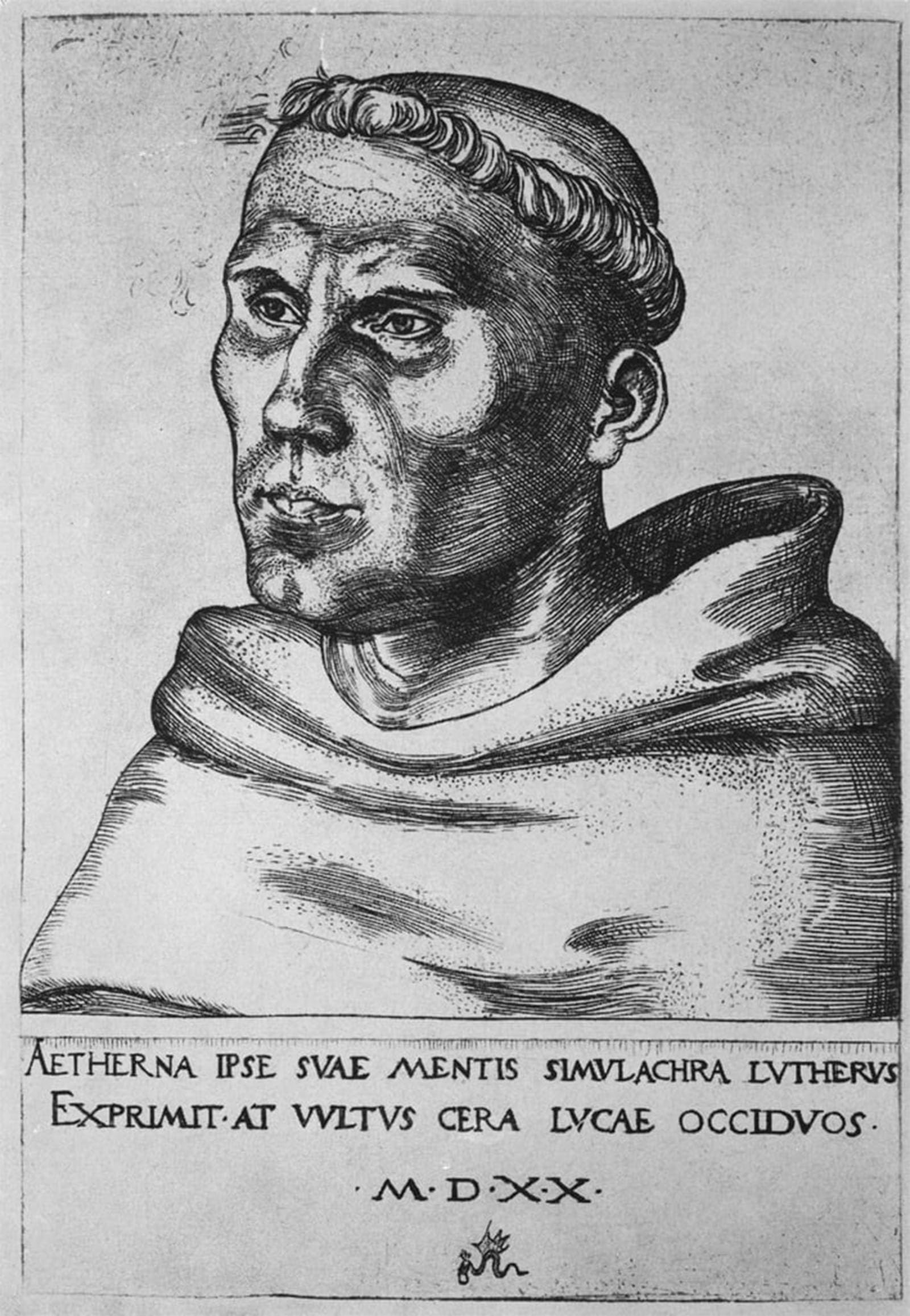 SERENDIPITP Aesthetic Poster Photo Wall Print Retro Picture Luther by Lucas the Elder Cranach Modern Wall Artwork for Home Decor 60x90cm